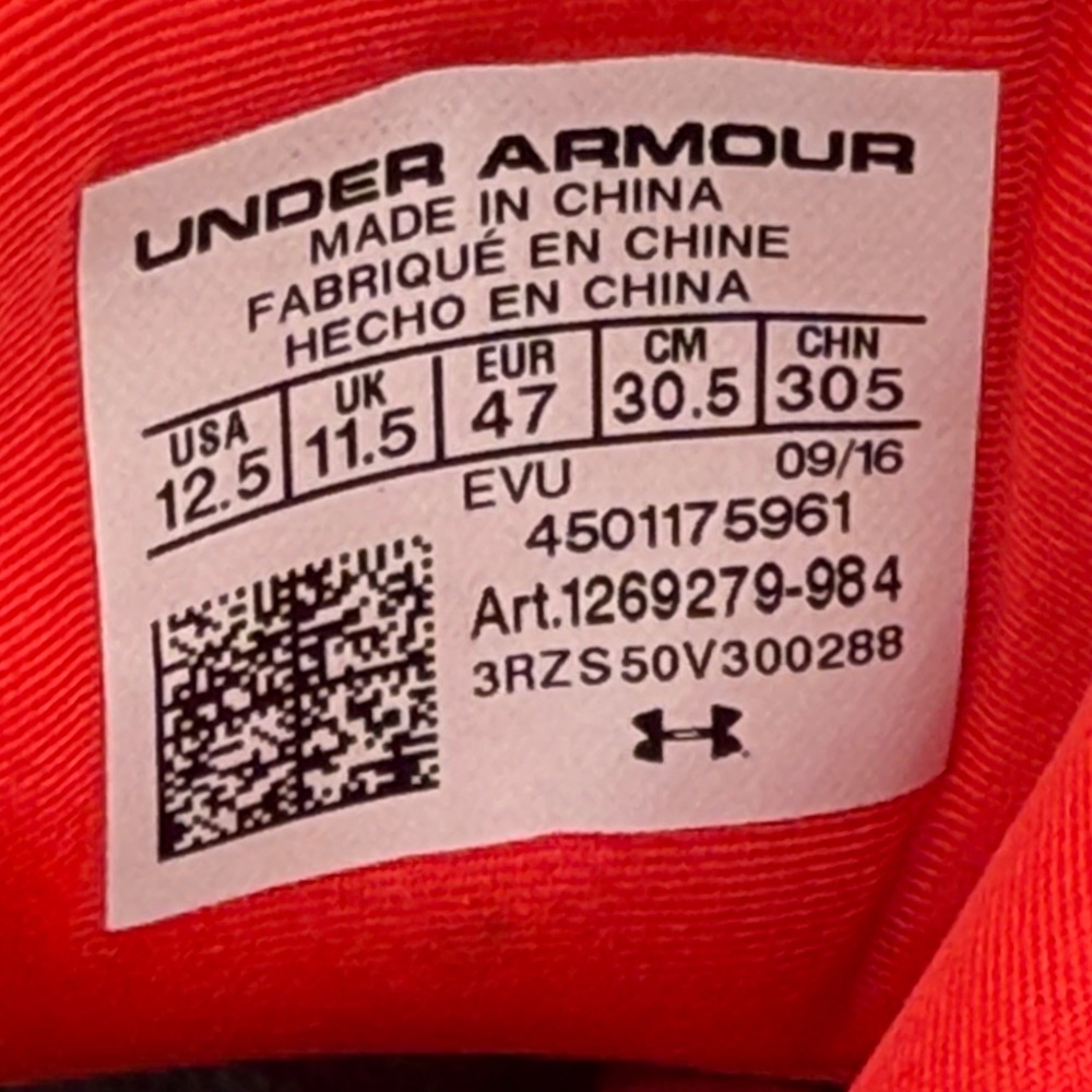 Under Armour Curry 3 Chinese New‎ Year 1269279-984 Red Multi Men's 12.5 UA SC - Picture 8 of 8